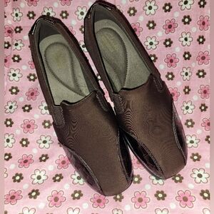 Clarks Gael Beam Casual Comfort Slip On Clog Size 6.5 Med 26104691 Brown Copper